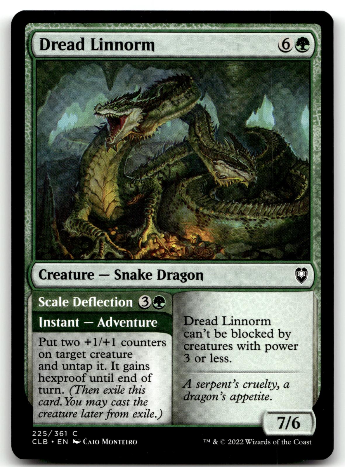 Dread Linnorm 225 Commander Legends: Battle for Baldur's Gate Magic: 