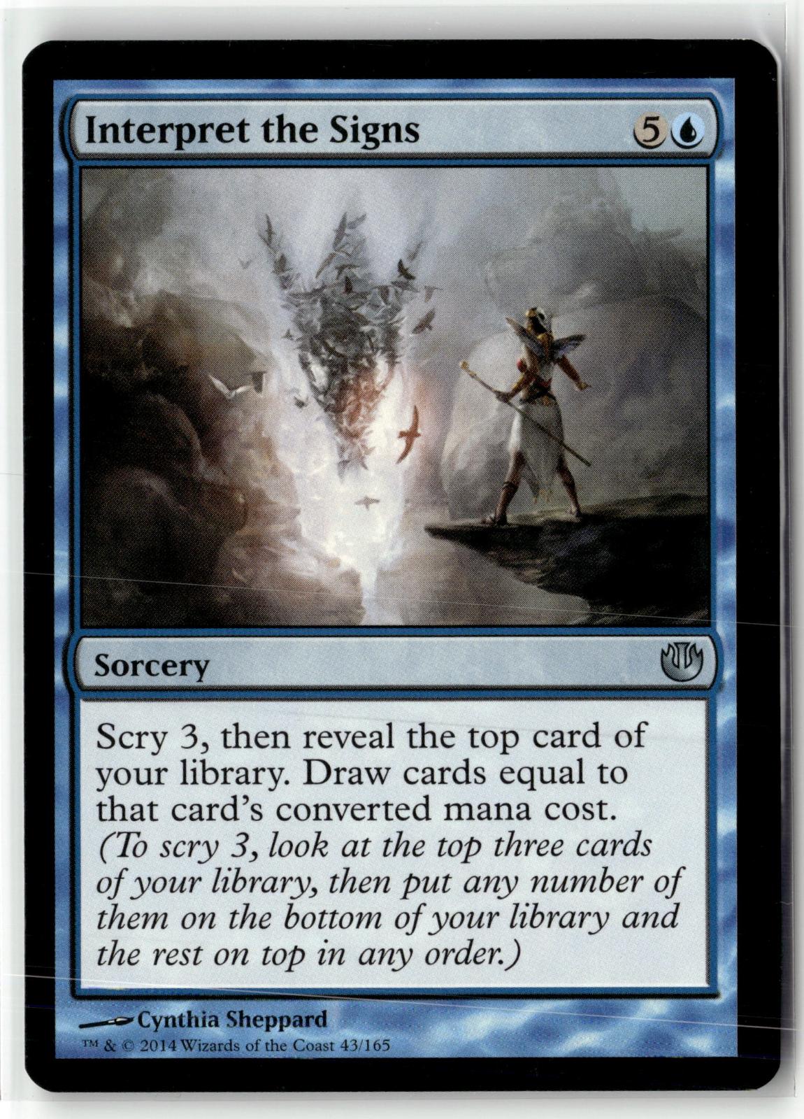 Interpret the Signs 43 Uncommon Journey Into Nyx Magic: The Gathering Near Mint