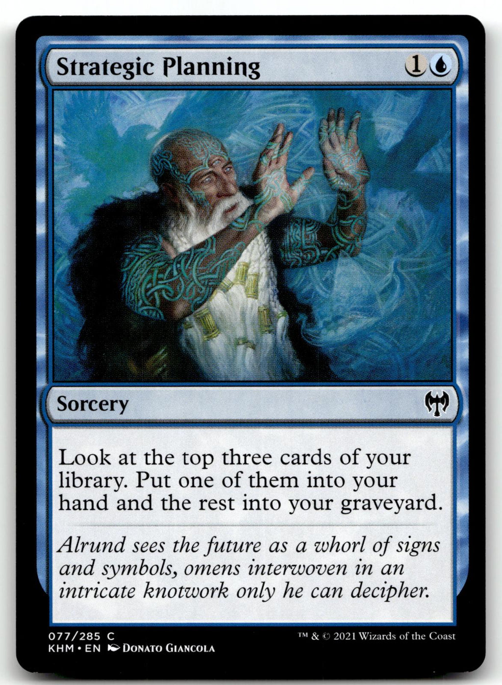 Strategic Planning 77 Common Kaldheim Magic: The Gathering Near Mint