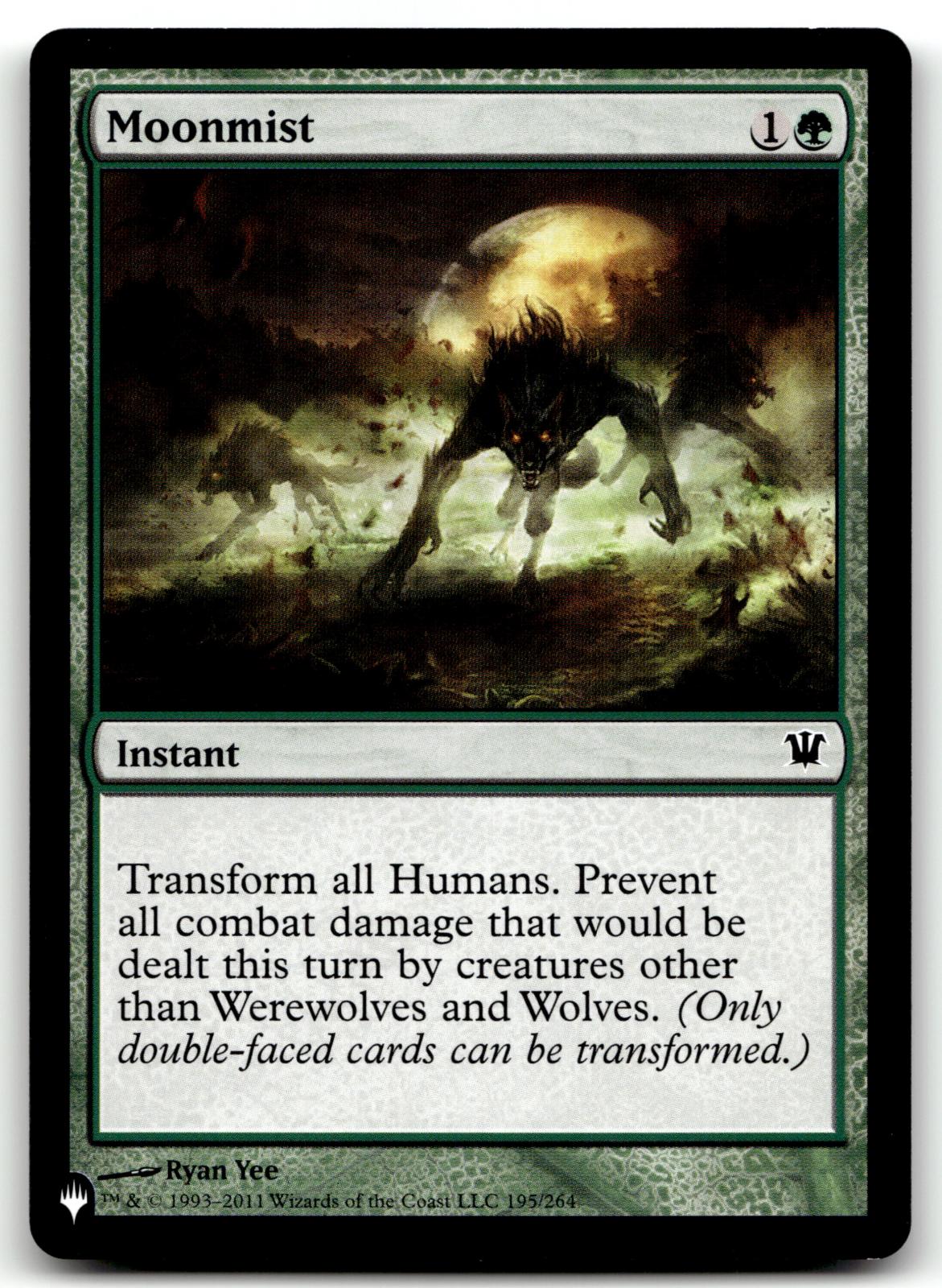 Moonmist 195/264 Common The List Reprints Magic: The Gathering Near Mint