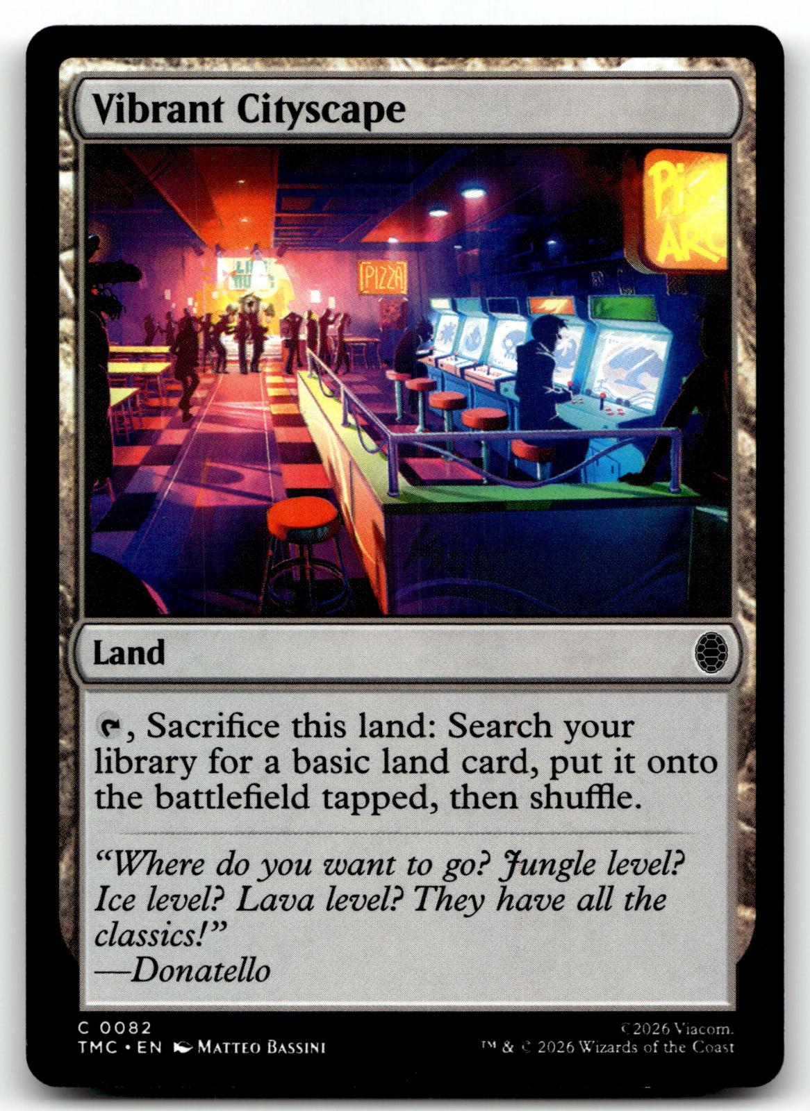 Vibrant Cityscape (Surge Foil) 82 Commander: Teenage Mutant Ninja Turtles Magic: