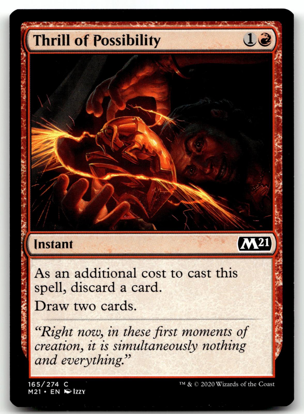 Thrill of Possibility 165 Common Core Set 2021 Magic: The Gathering Near Mint