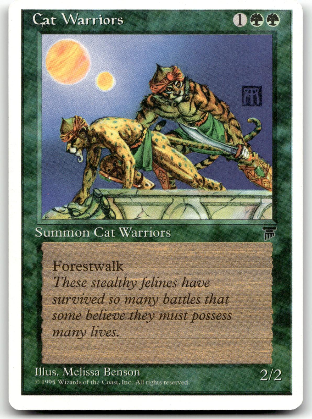 Cat Warriors Common Chronicles Magic: The Gathering Near Mint