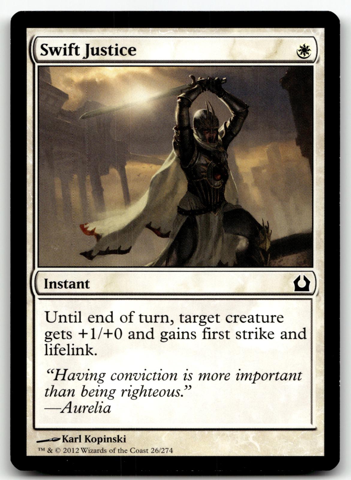 Swift Justice 26/274 Common The List Reprints Magic: The Gathering Near Mint