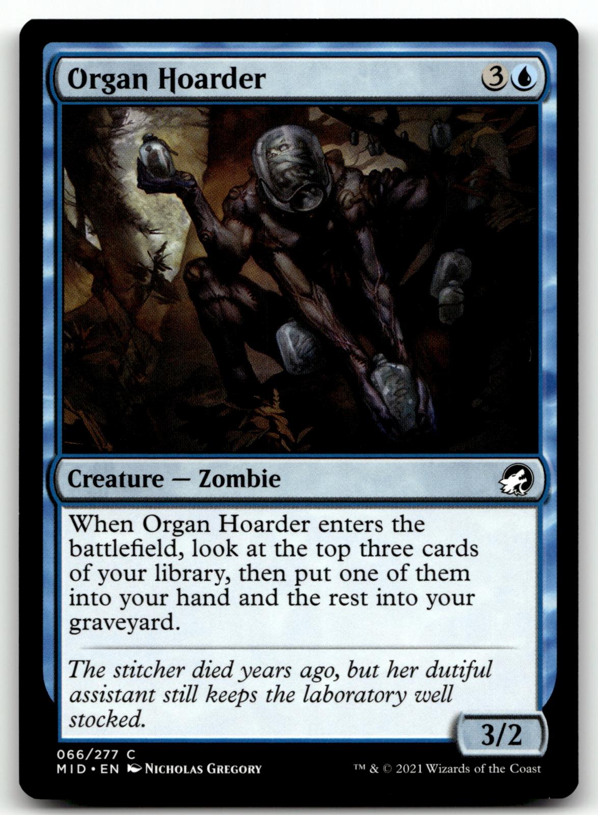 Organ Hoarder 66 Common Innistrad: Midnight Hunt Magic: The Gathering Near Mint