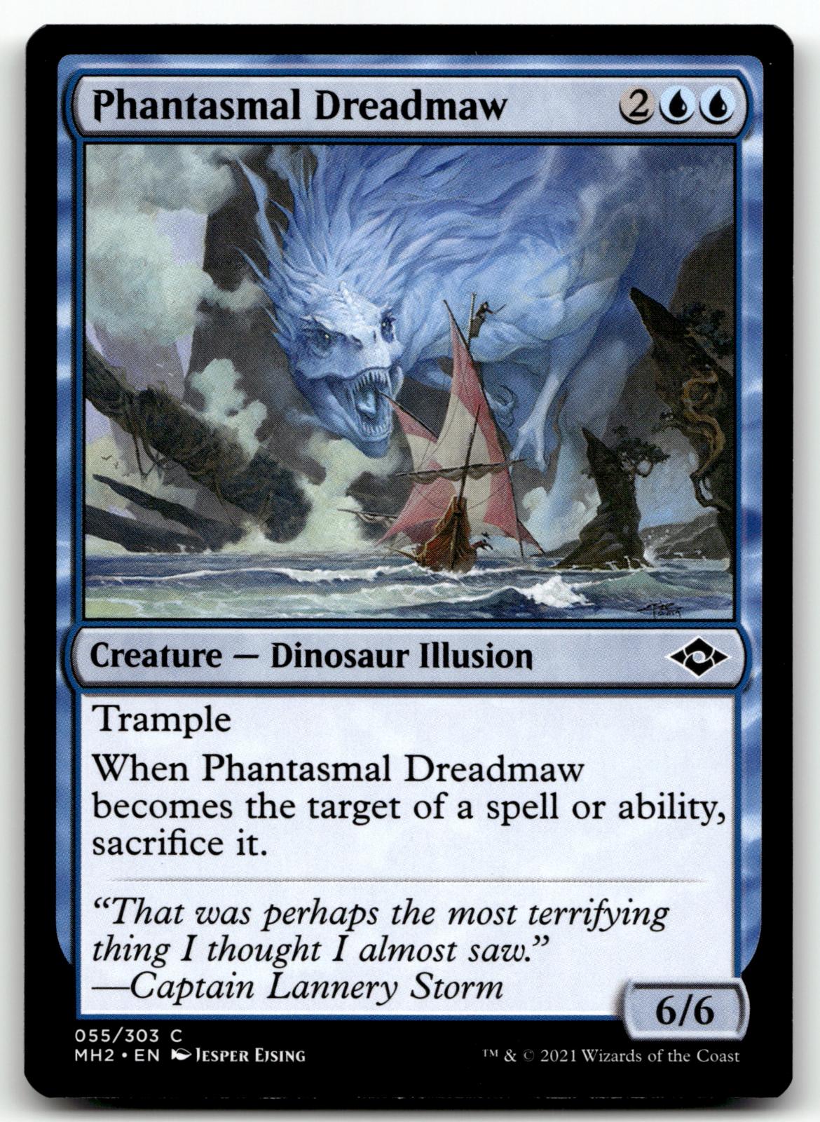 Phantasmal Dreadmaw 55 Common Modern Horizons 2 Magic: The Gathering Near Mint