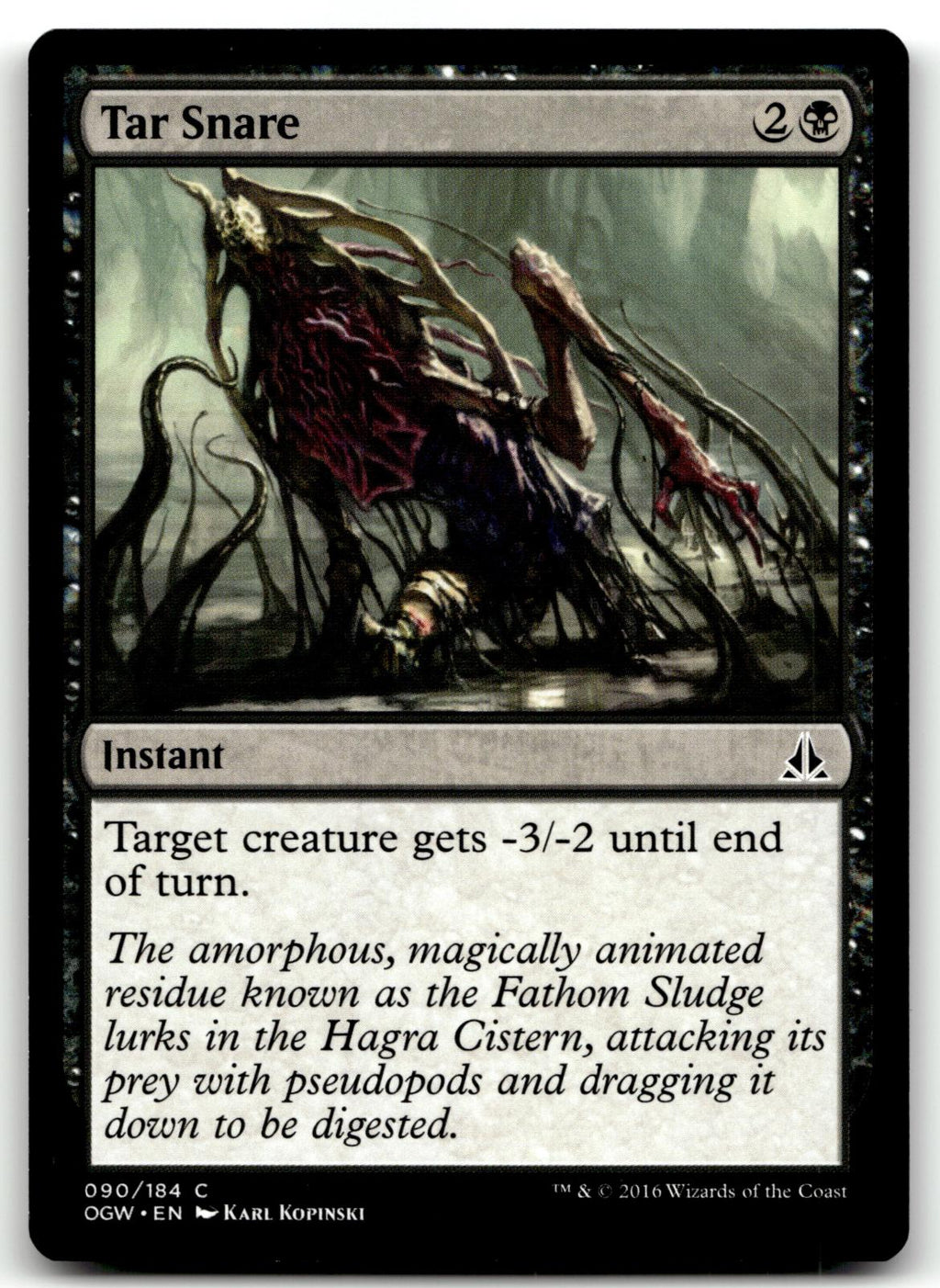 Tar Snare 90 Common Oath of the Gatewatch Magic: The Gathering Near Mint