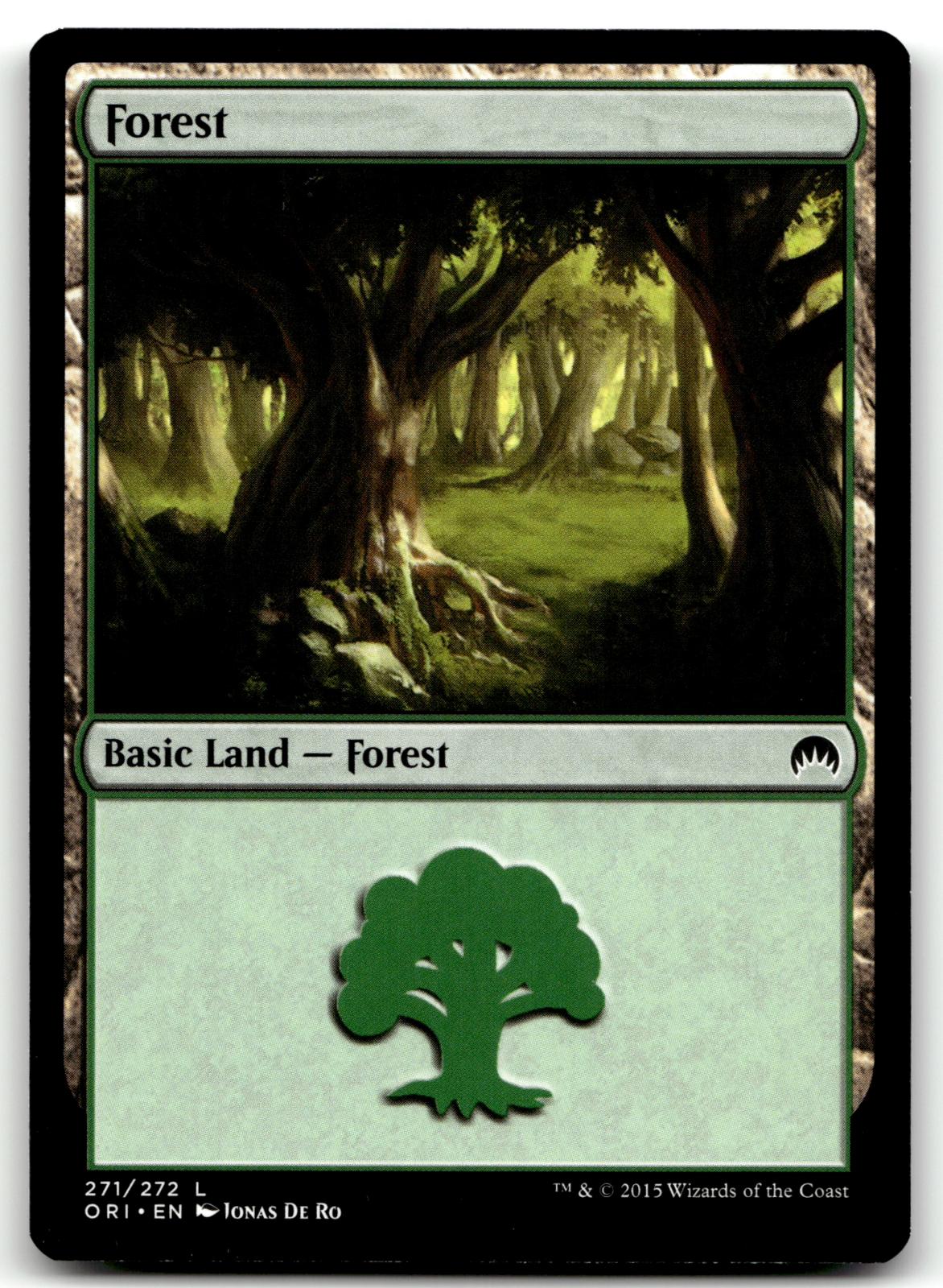 Forest (271) 271 Land Magic Origins Magic: The Gathering Near Mint