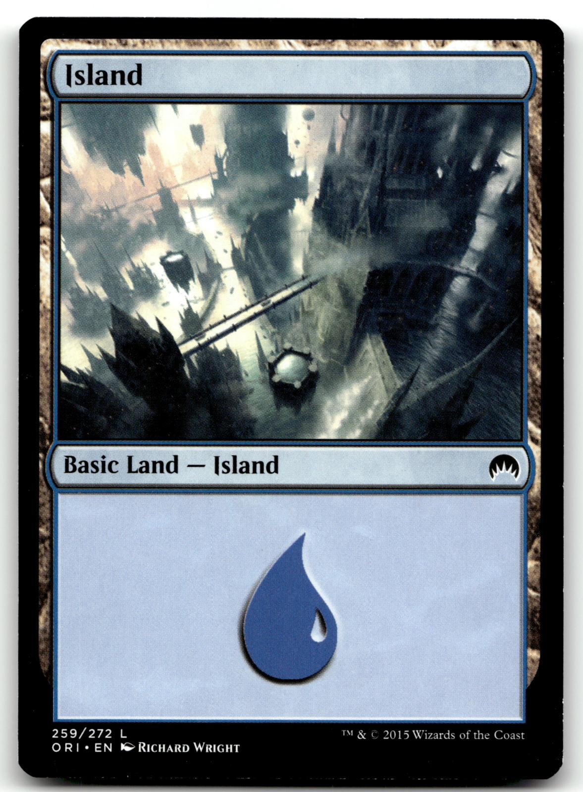 Island (259) 259 Land Magic Origins Magic: The Gathering Near Mint