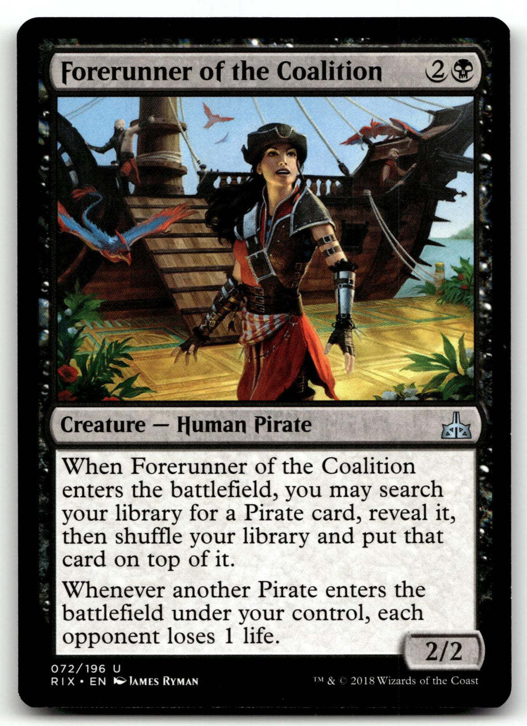 Forerunner of the Coalition 72 Uncommon Rivals of Ixalan Magic: The Gathering NM
