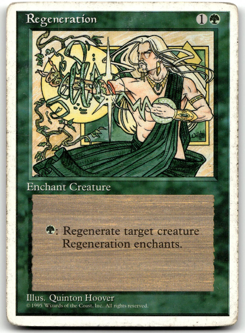 Regeneration Common Fourth Edition Magic: The Gathering Near Mint