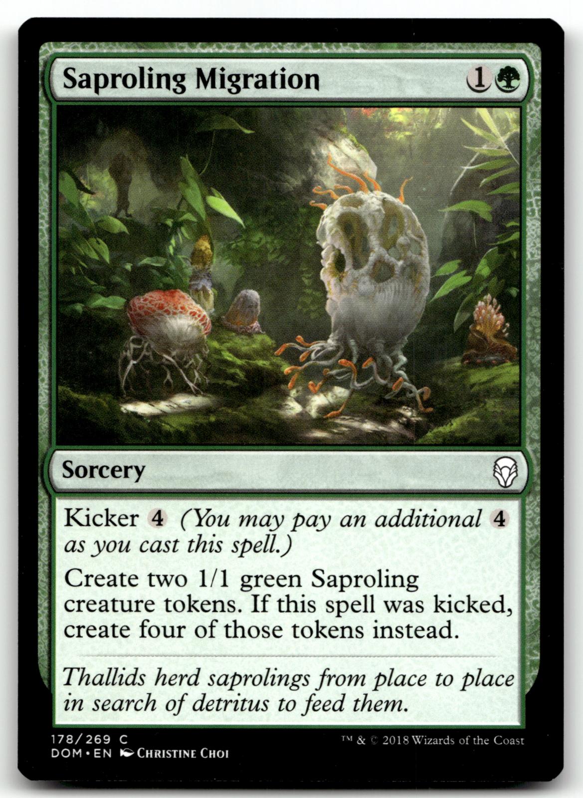 Saproling Migration 178 Common Dominaria Magic: The Gathering Near Mint