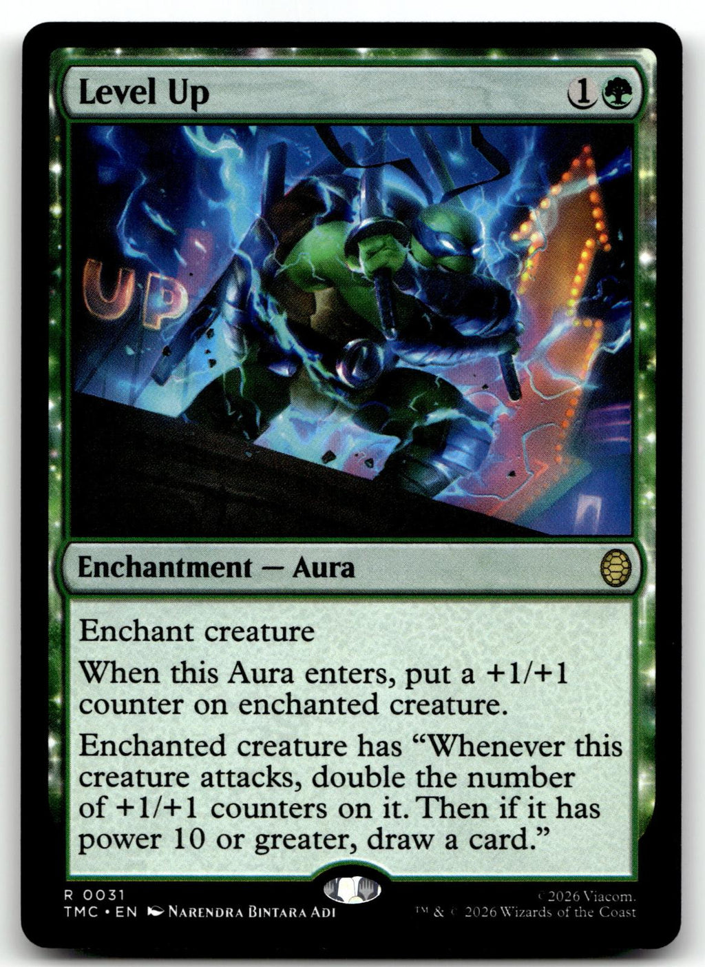 Level Up (Surge Foil) 31 Holo Commander: Teenage Mutant Ninja Turtles 