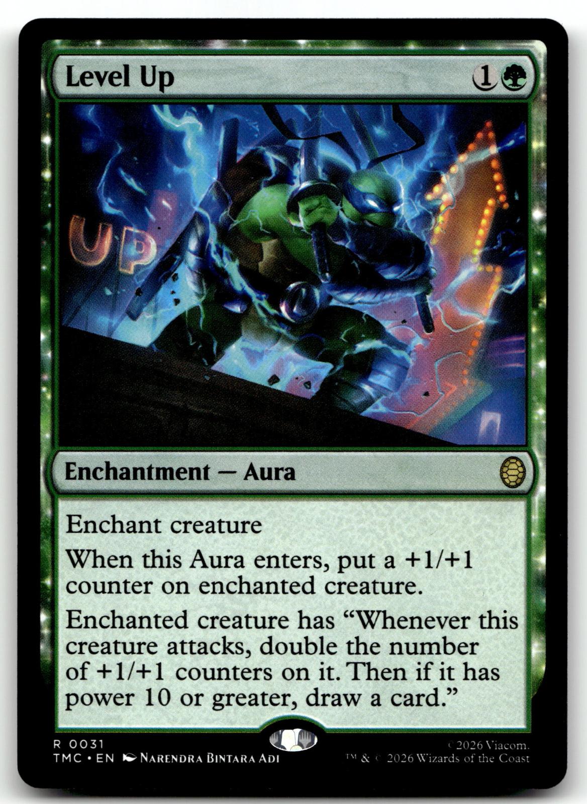 Level Up (Surge Foil) 31 Holo Commander: Teenage Mutant Ninja Turtles 