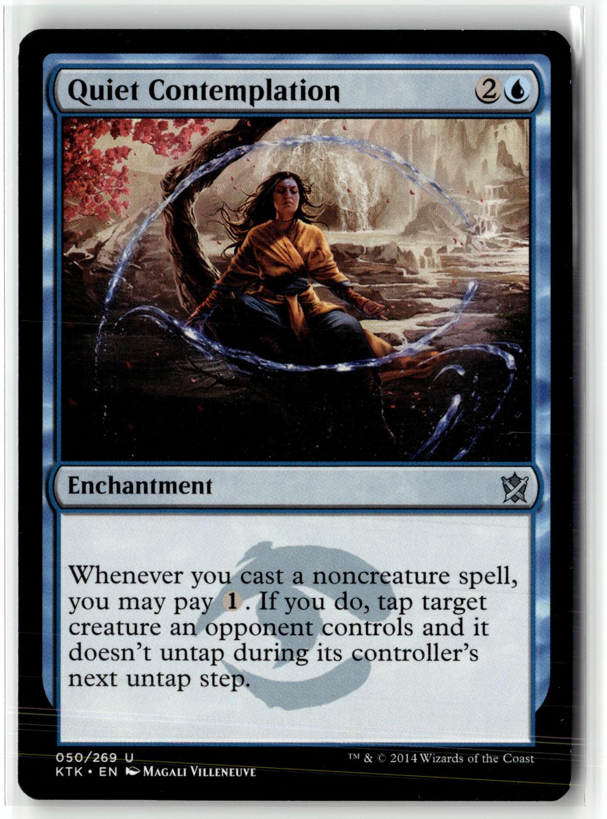 Quiet Contemplation 50 Uncommon Khans of Tarkir Magic: The Gathering Near Mint