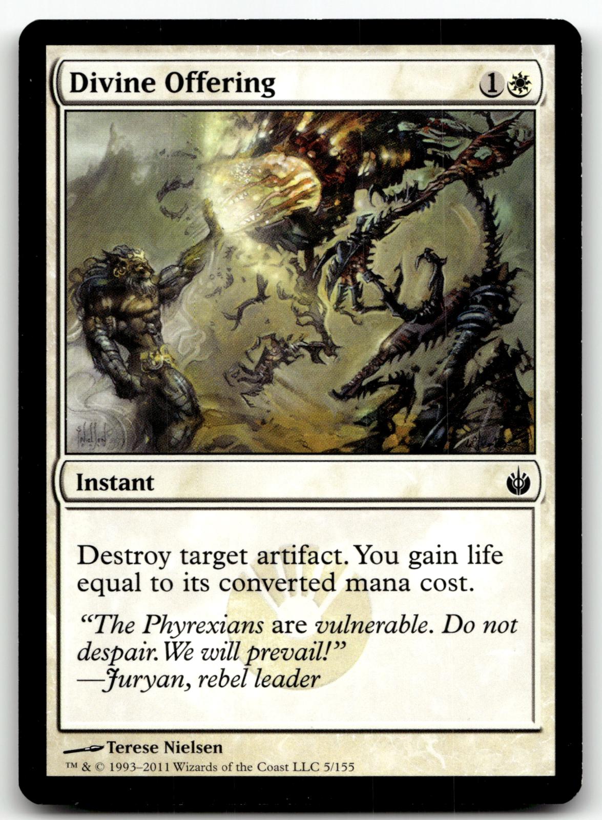 Divine Offering 5 Common Mirrodin Besieged Magic: The Gathering Near Mint