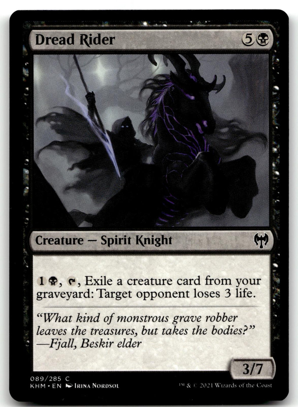 Dread Rider 89 Common Kaldheim Magic: The Gathering Near Mint