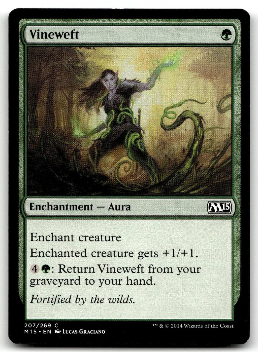 Vineweft 207 Common Magic 2015 (M15) Magic: The Gathering Near Mint