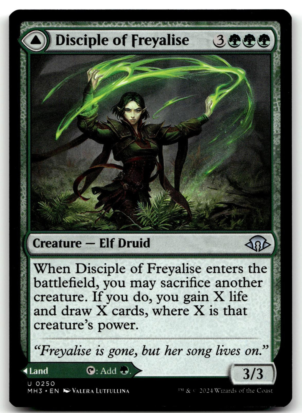Disciple of Freyalise 250 Uncommon Modern Horizons 3 Magic: The Gathering NM