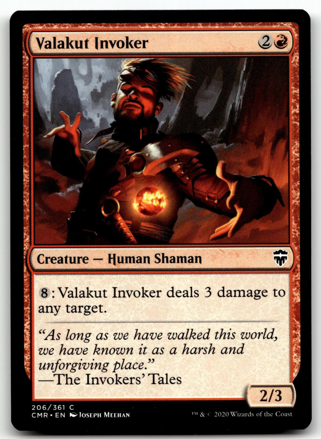 Valakut Invoker 206 Common Commander Legends Magic: The Gathering Near Mint
