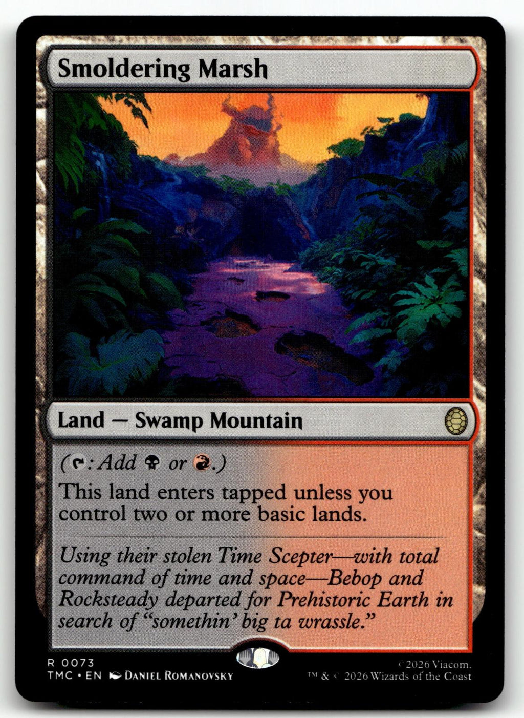 Smoldering Marsh 73 Commander: Teenage Mutant Ninja Turtles Magic: