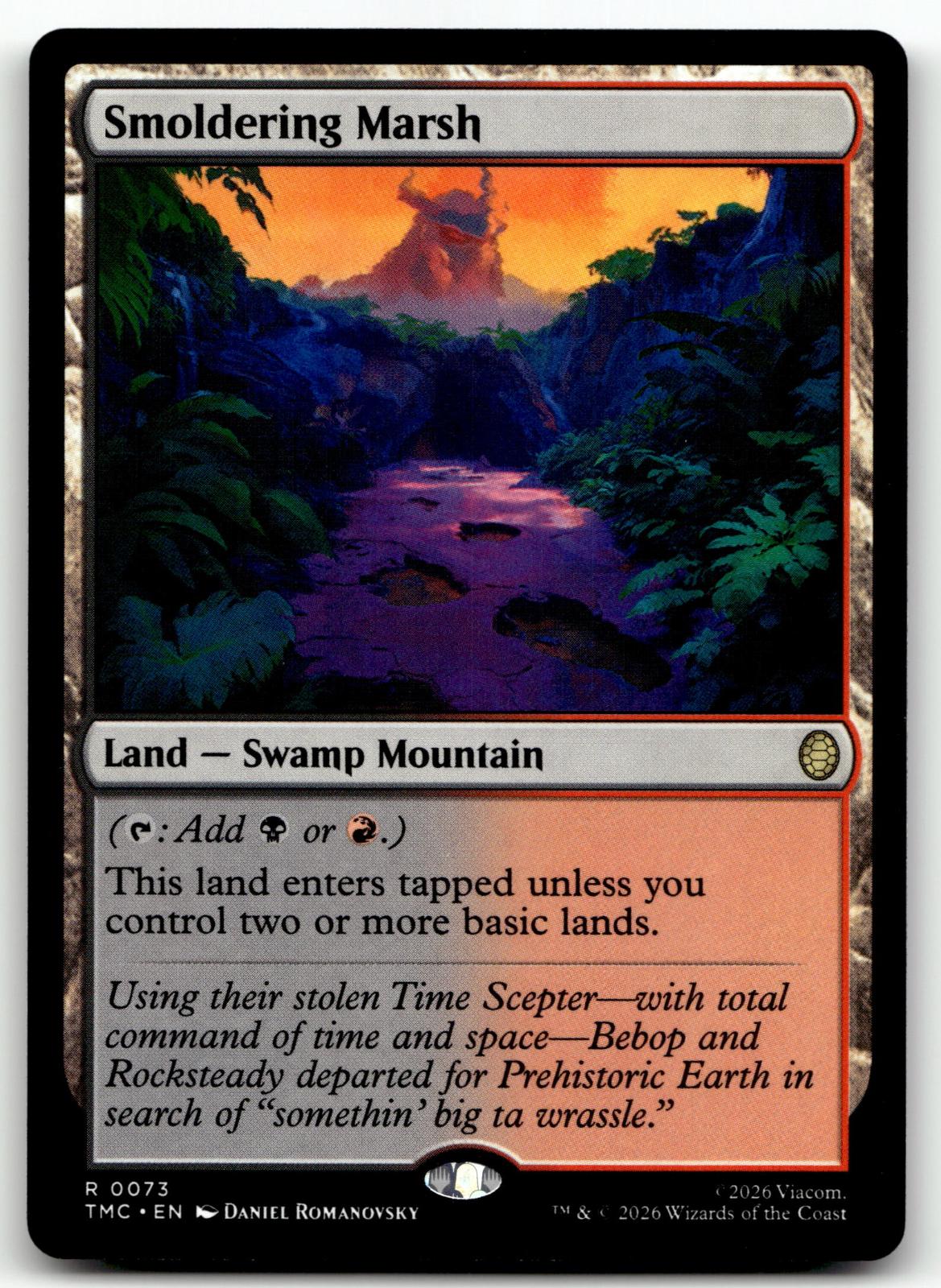 Smoldering Marsh 73 Commander: Teenage Mutant Ninja Turtles Magic: