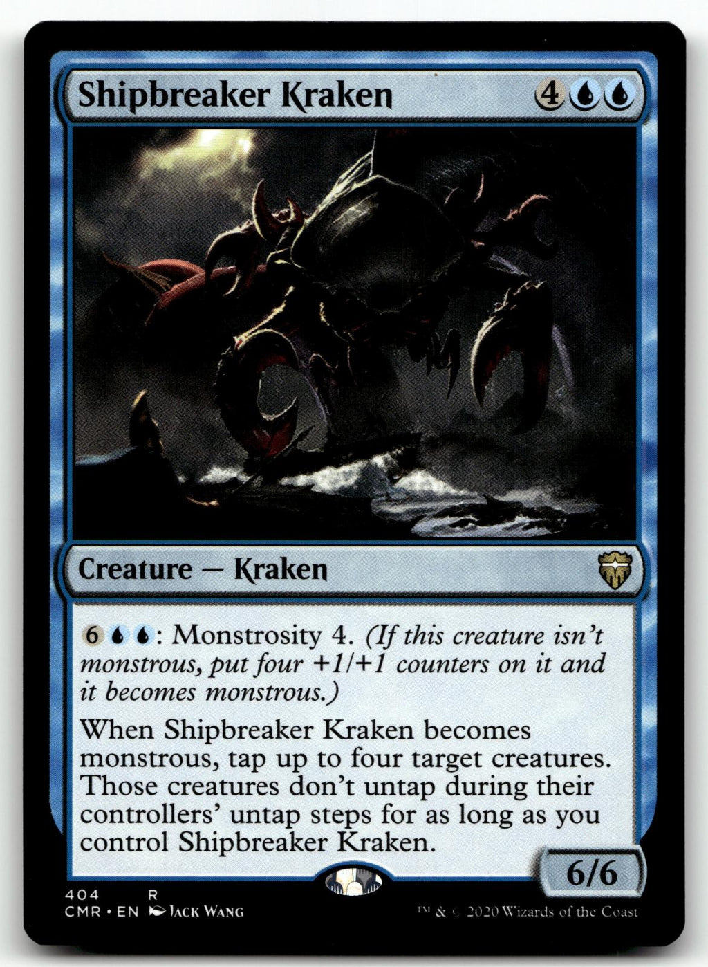 Shipbreaker Kraken 404 Rare Commander Legends Magic: The Gathering Near Mint