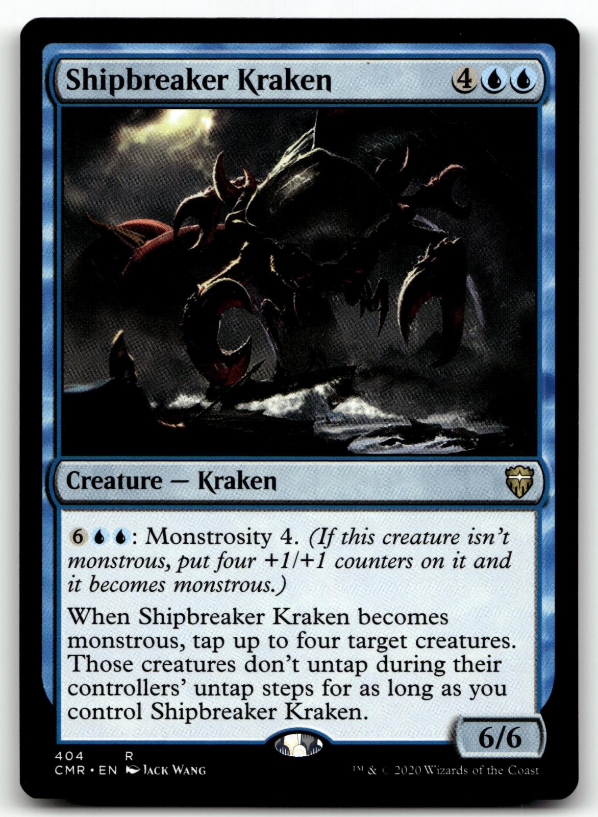 Shipbreaker Kraken 404 Rare Commander Legends Magic: The Gathering Near Mint