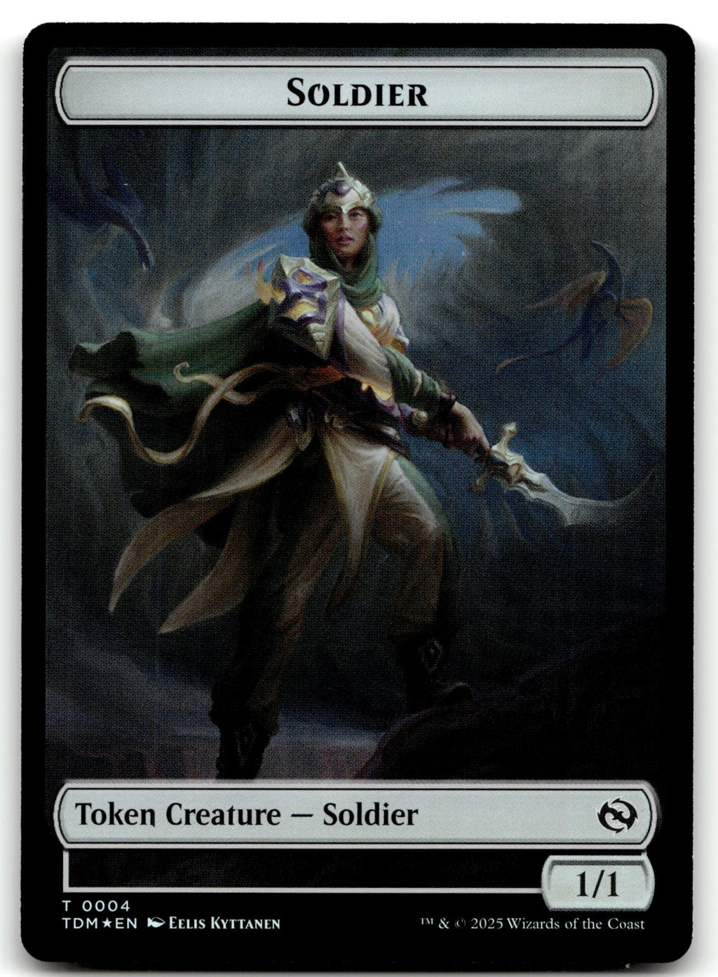 Soldier Token (002) 2 Token Conspiracy: Take the Crown Magic: The Gathering NM