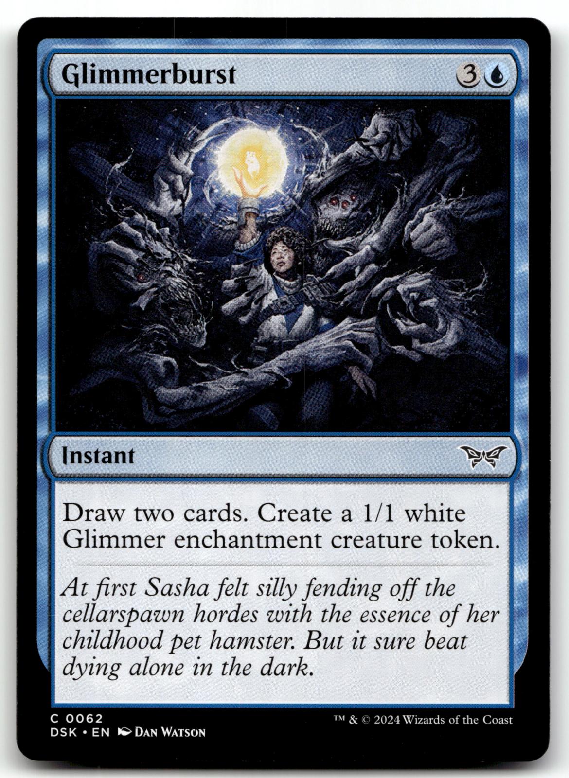 Glimmerburst 62 Common Duskmourn: House of Horror Magic: The Gathering Near Mint