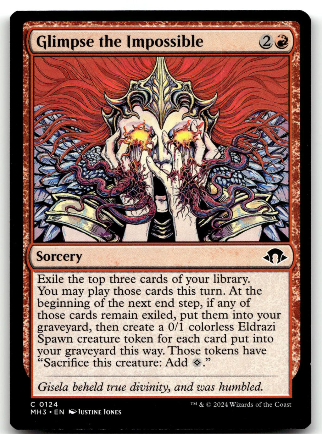 Glimpse the Impossible 124 Common Modern Horizons 3 Magic: The Gathering NM