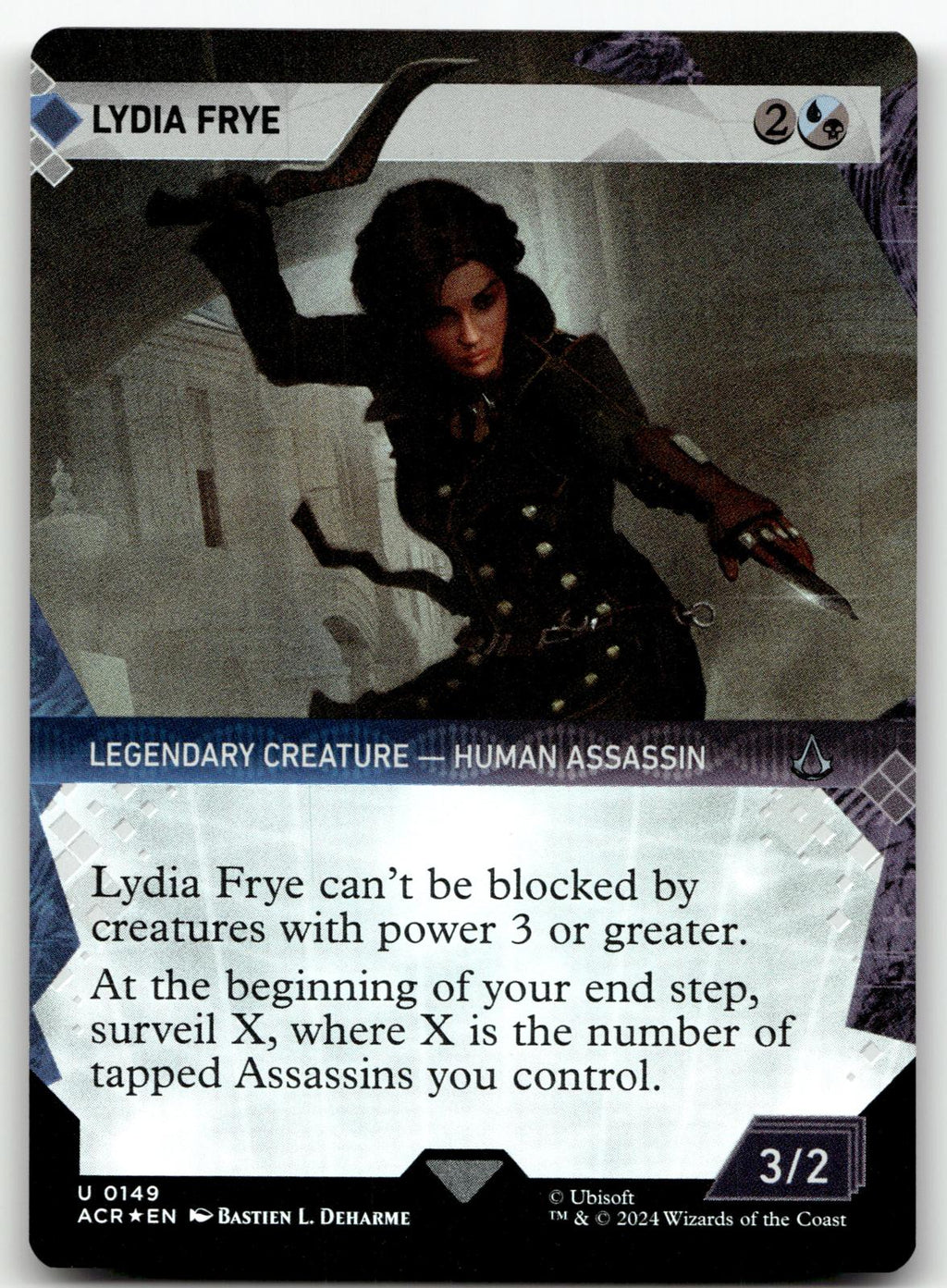 Lydia Frye (Showcase) 149 Universes Beyond: Assassin's Creed Magic: The Gathering Foil NM