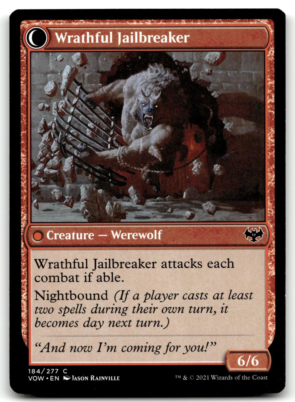 Weary Prisoner 184 Common Innistrad: Crimson Vow Magic: The Gathering Near Mint