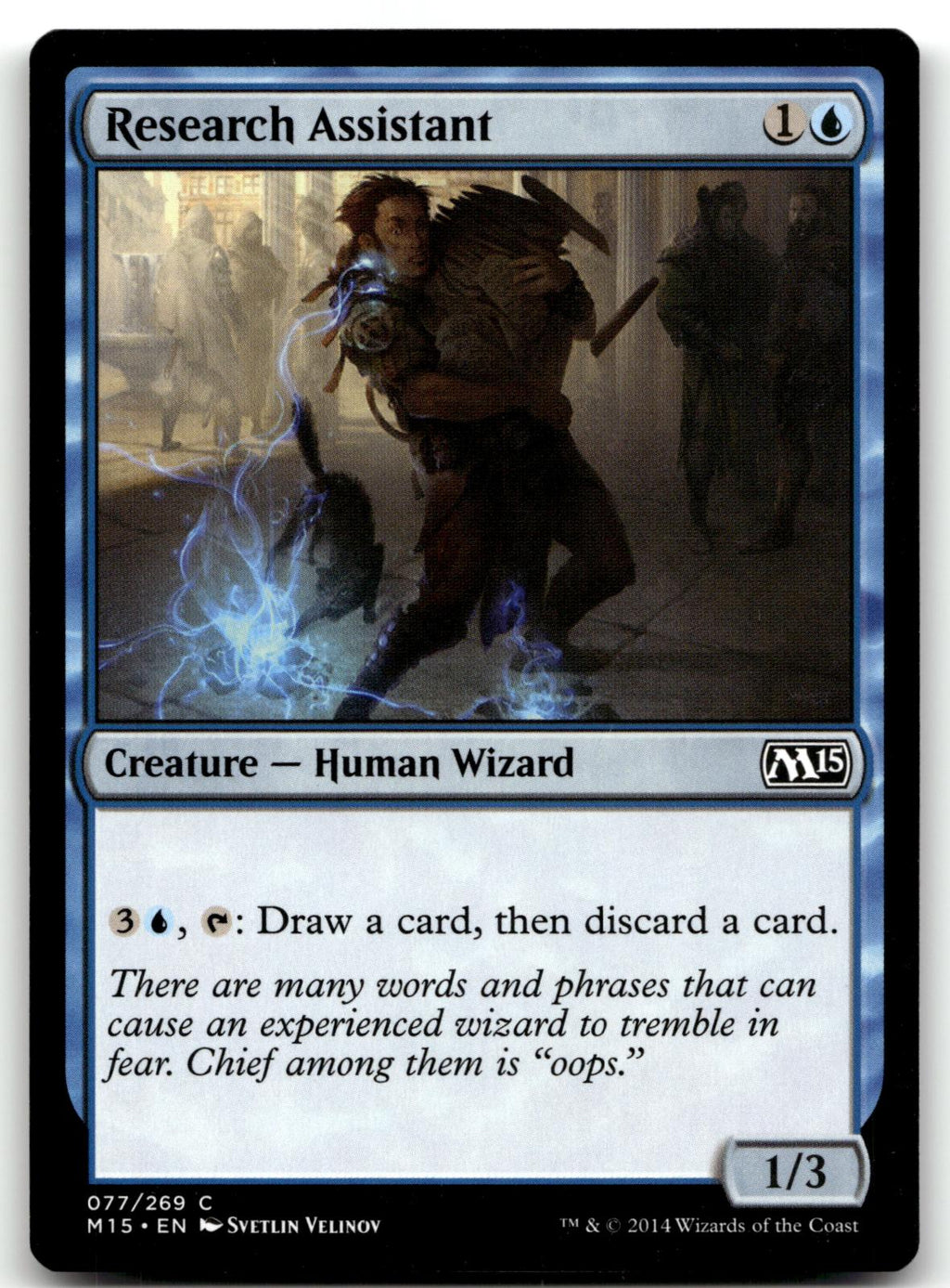 Research Assistant 77 Common Magic 2015 (M15) Magic: The Gathering Near Mint