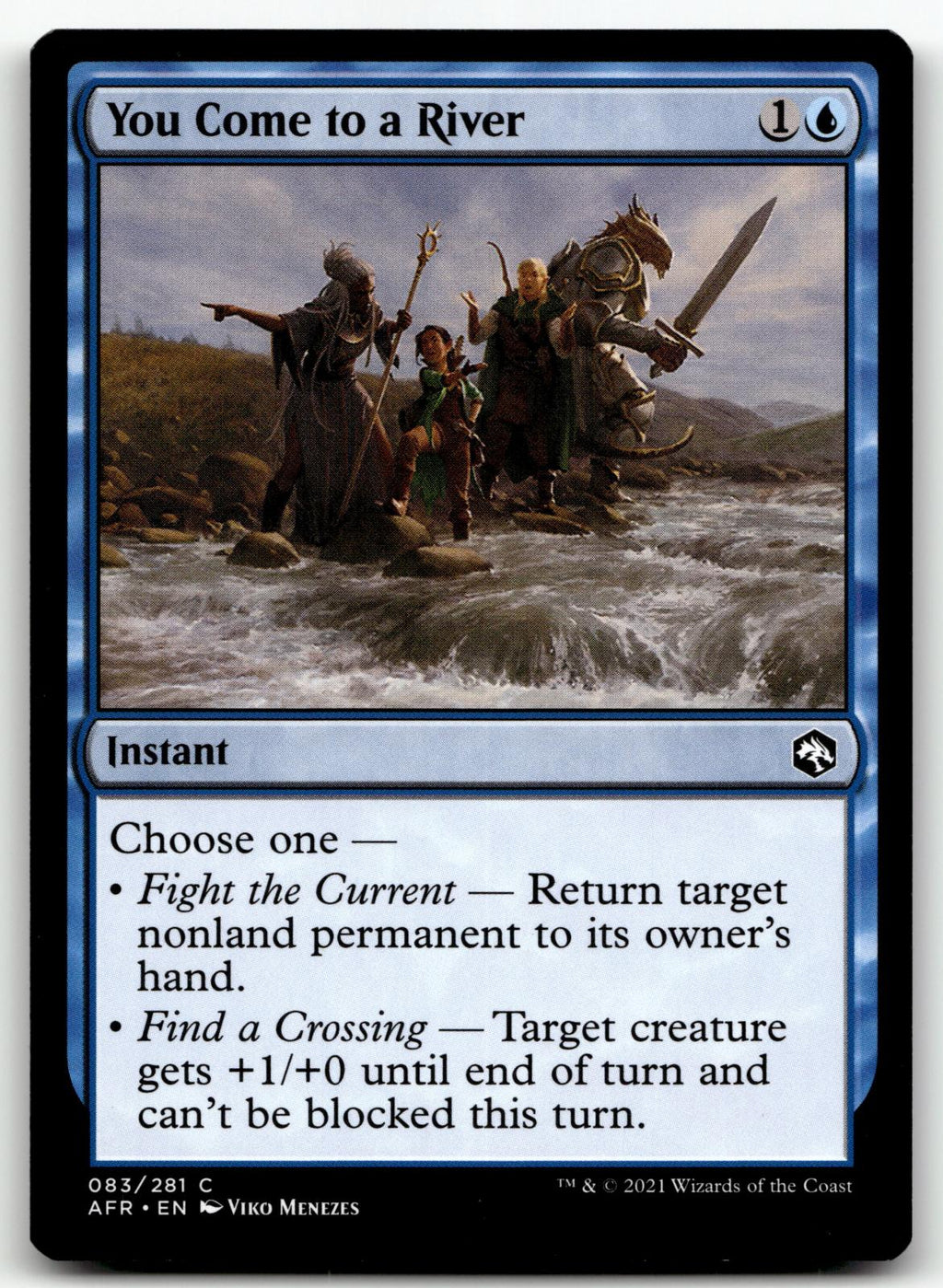 You Come to a River 83 Adventures in the Forgotten Realms Magic: The Gathering NM
