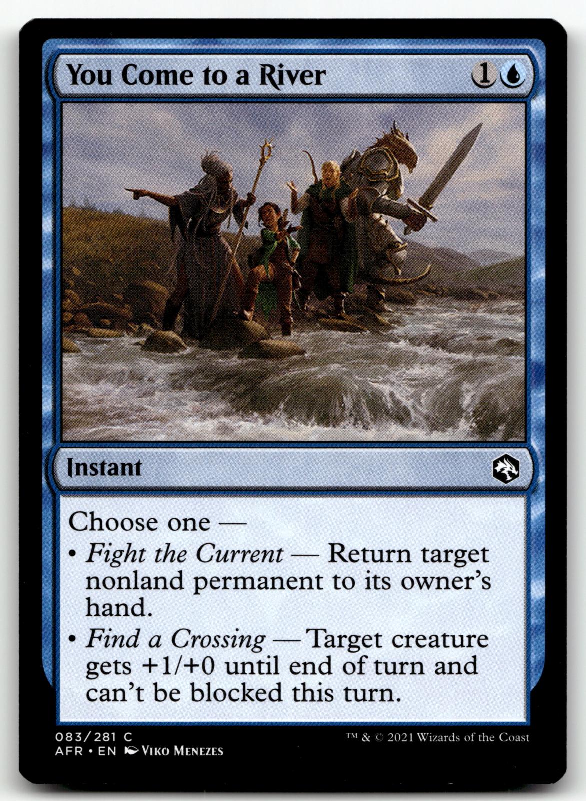 You Come to a River 83 Adventures in the Forgotten Realms Magic: The Gathering NM