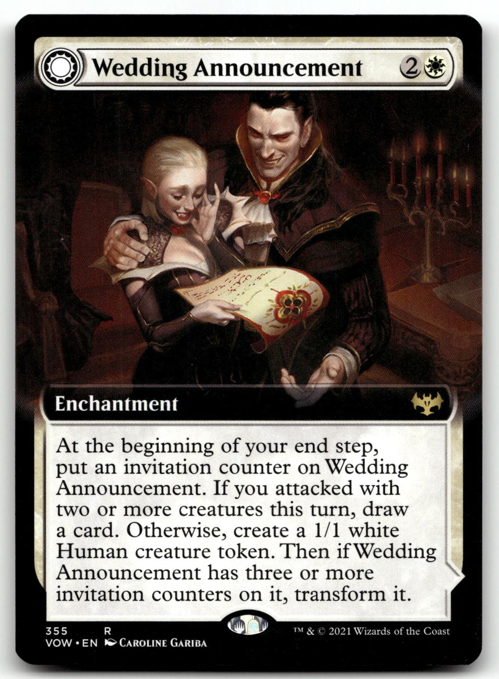 Wedding Announcement (Extended Art) 355 Innistrad: Crimson Vow 