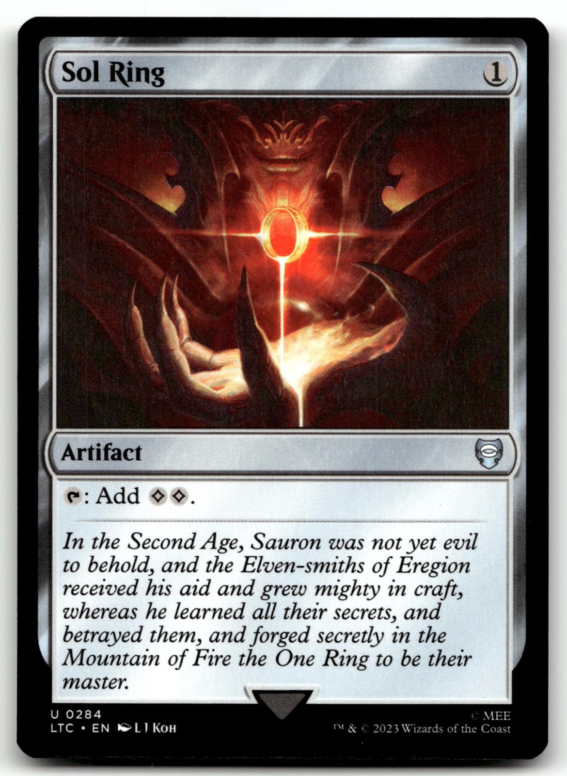 Sol Ring 284 Commander: The Lord of the Rings: Tales of Middle-earth 