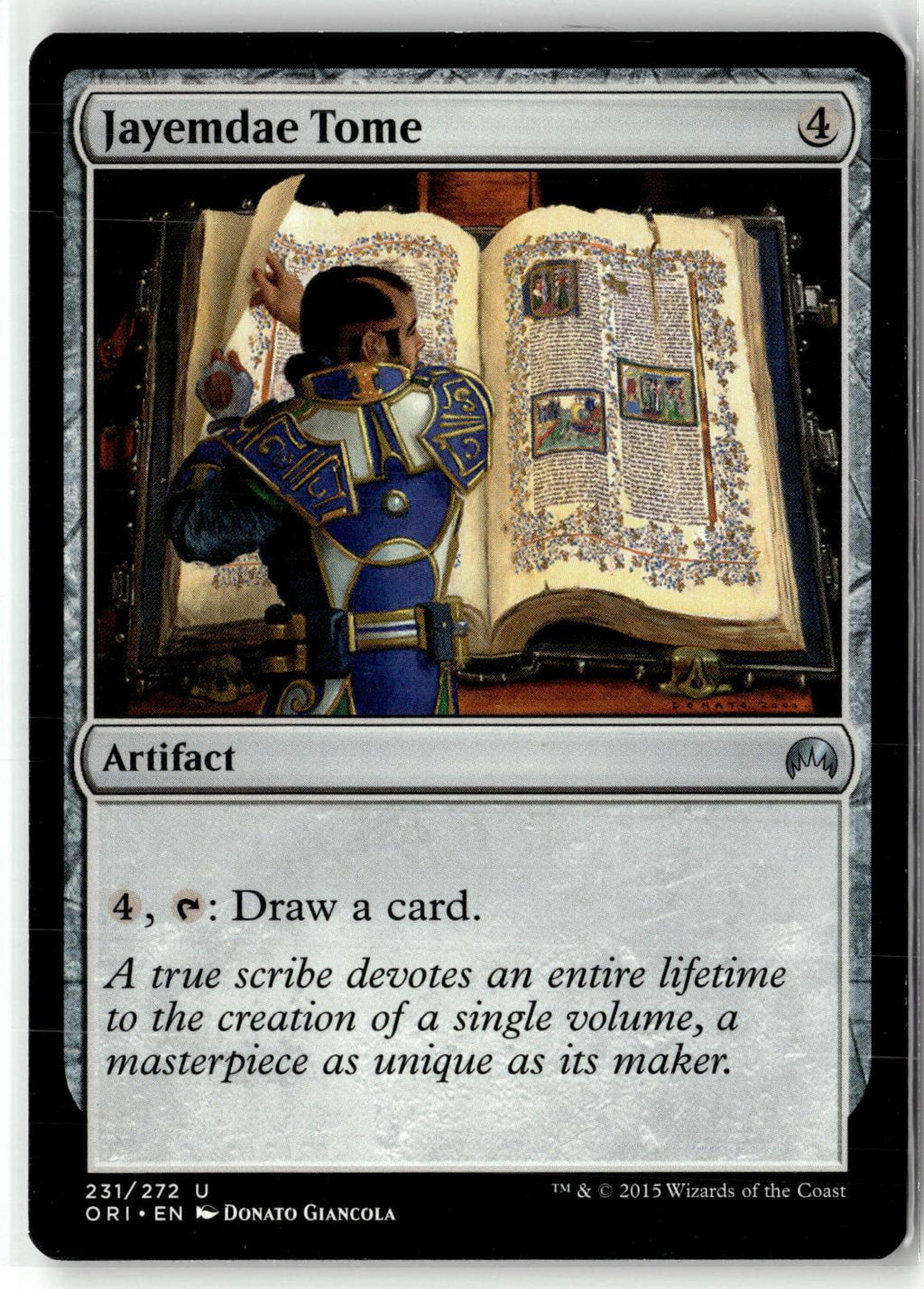 Jayemdae Tome 231 Uncommon Magic Origins Magic: The Gathering Near Mint