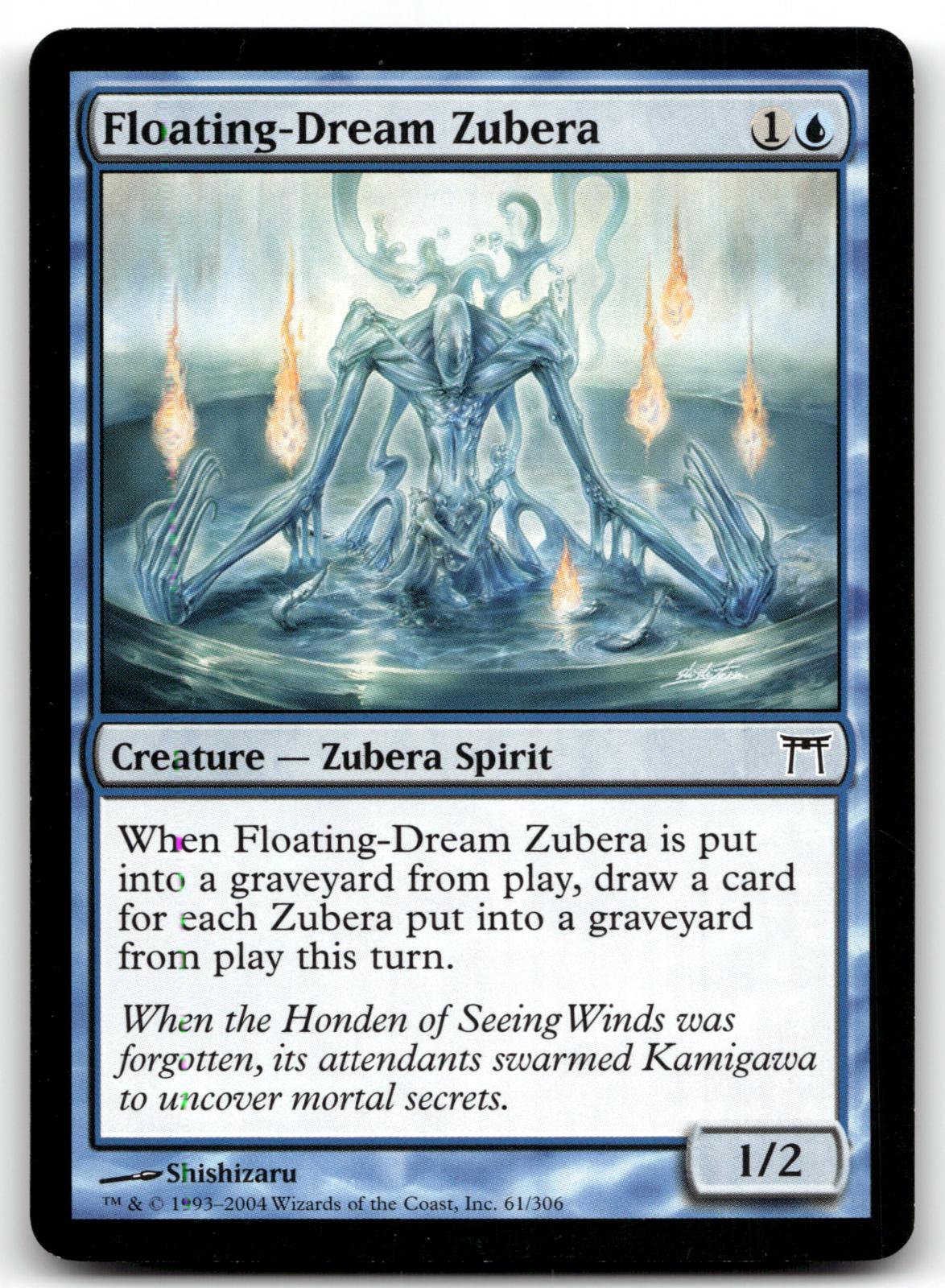 Floating-Dream Zubera 61 Common Champions of Kamigawa Magic: The Gathering NM