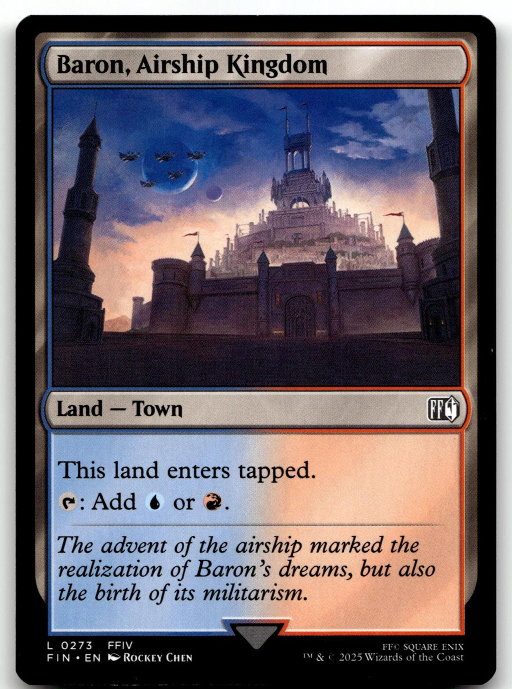 Baron, Airship Kingdom 273 Land FINAL FANTASY Magic: The Gathering Near Mint