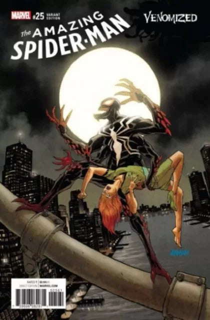 The Amazing Spider-Man, Vol. 4 #25F (Dave Johnson Venomized Variant Cover)