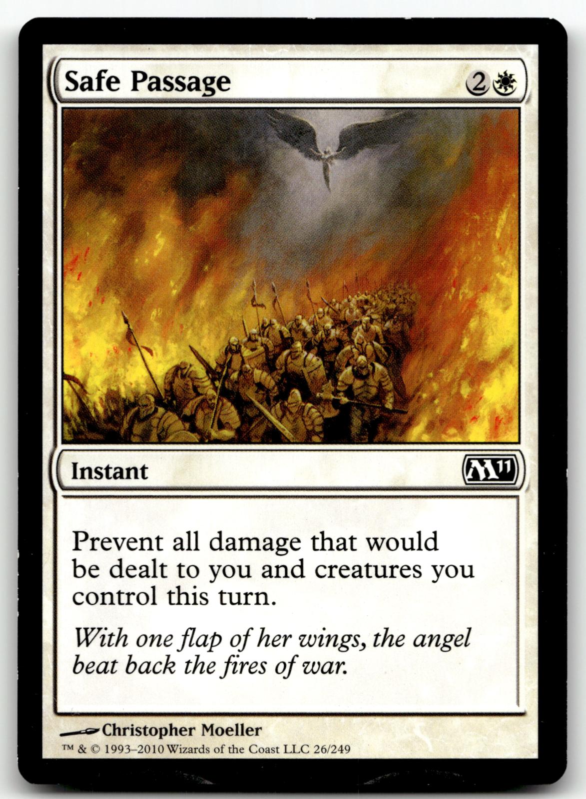 Safe Passage 26 Common Magic 2011 (M11) Magic: The Gathering Near Mint