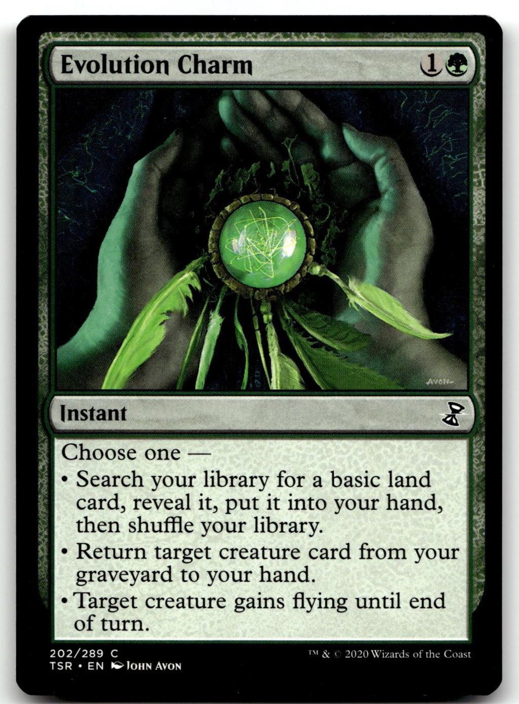 Evolution Charm 202 Common Time Spiral: Remastered Magic: The Gathering NM