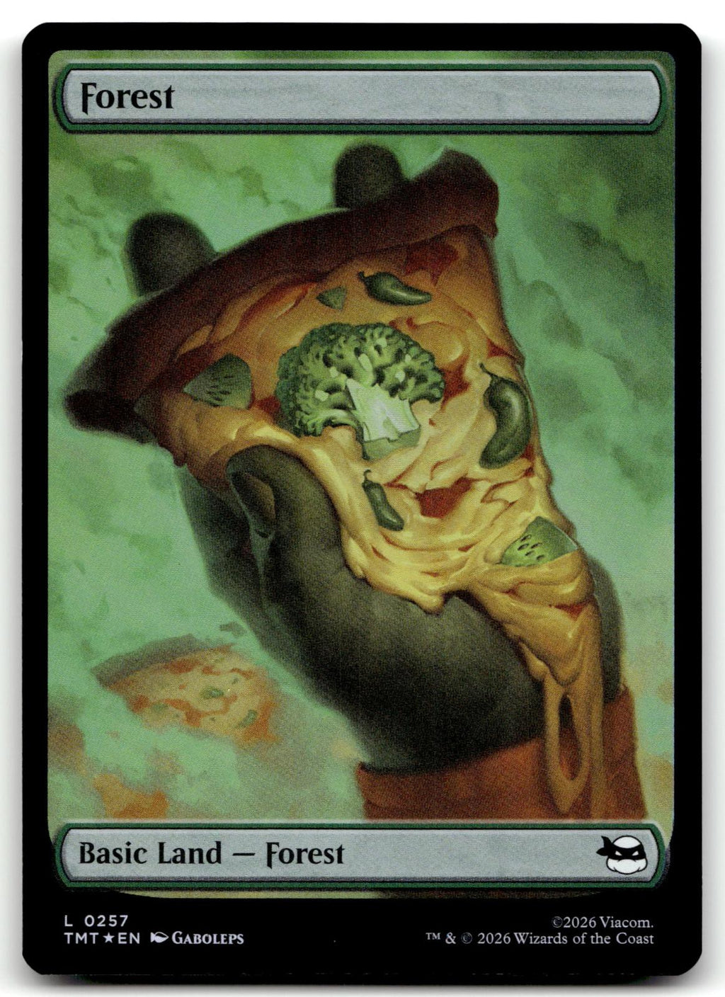Forest (0257) 0257 Land Teenage Mutant Ninja Turtles Magic: The Gathering NM