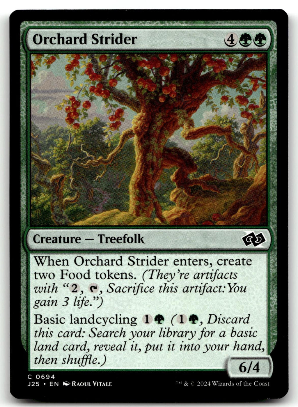 Orchard Strider 694 Common Foundations Jumpstart Magic: The Gathering Near Mint