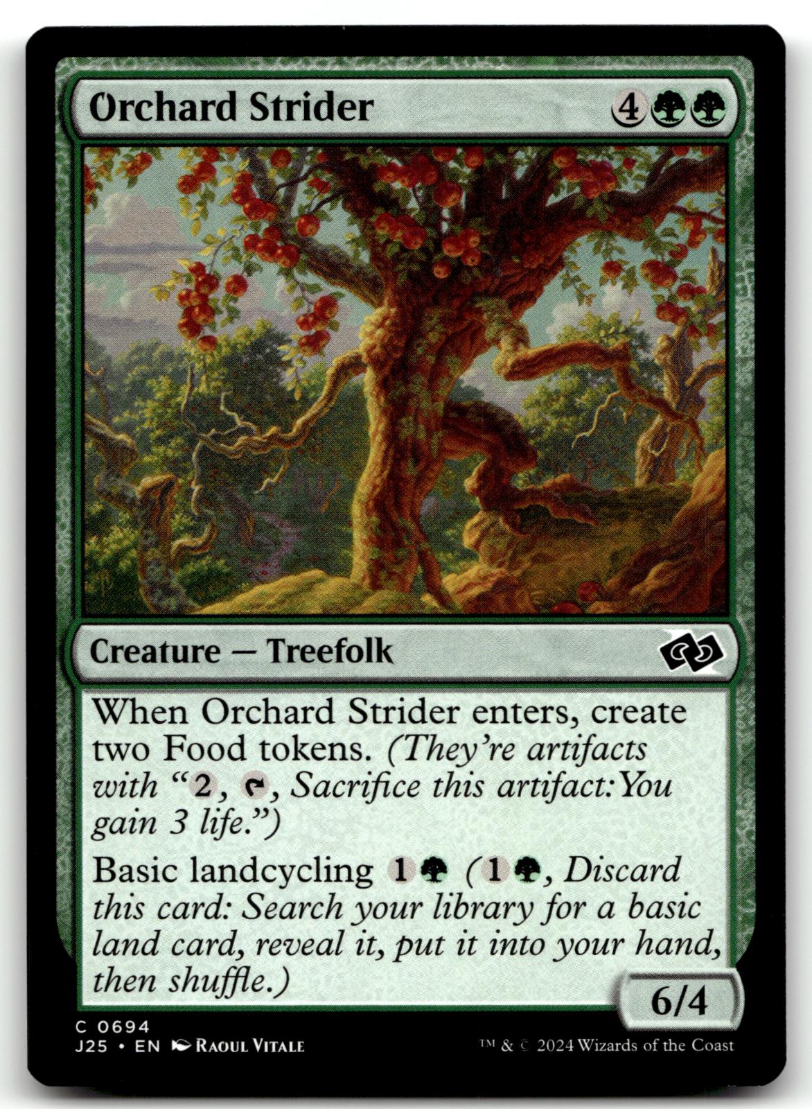 Orchard Strider 694 Common Foundations Jumpstart Magic: The Gathering Near Mint