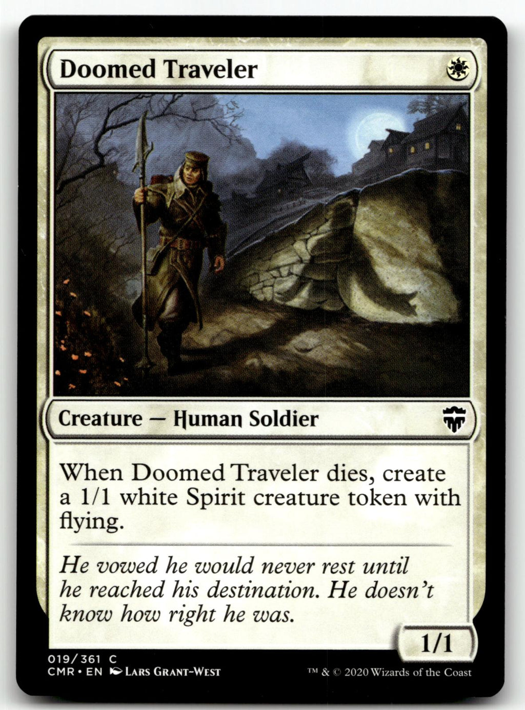 Doomed Traveler 19 Common Commander Legends Magic: The Gathering Near Mint