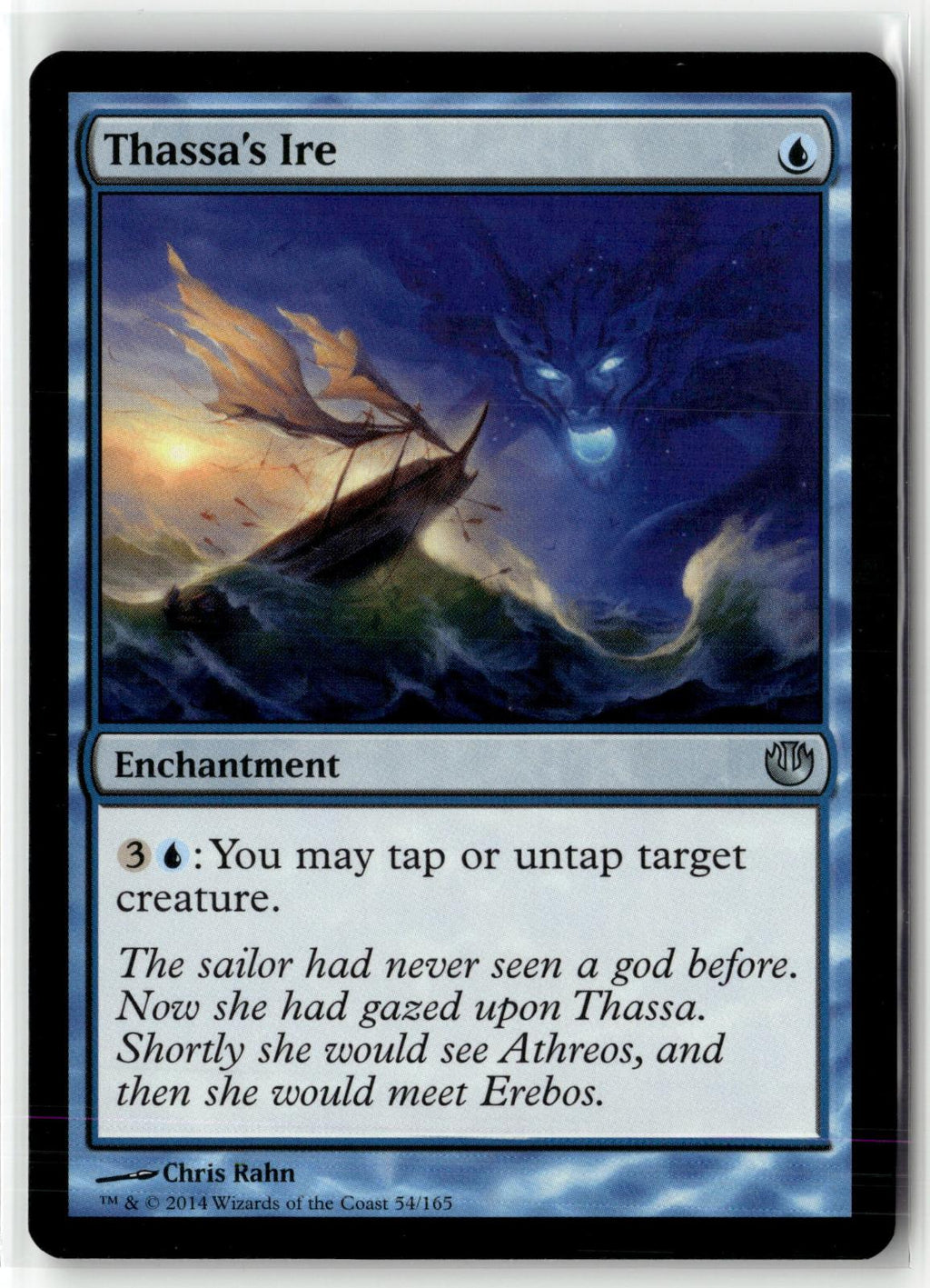 Thassa's Ire 54 Uncommon Journey Into Nyx Magic: The Gathering Near Mint