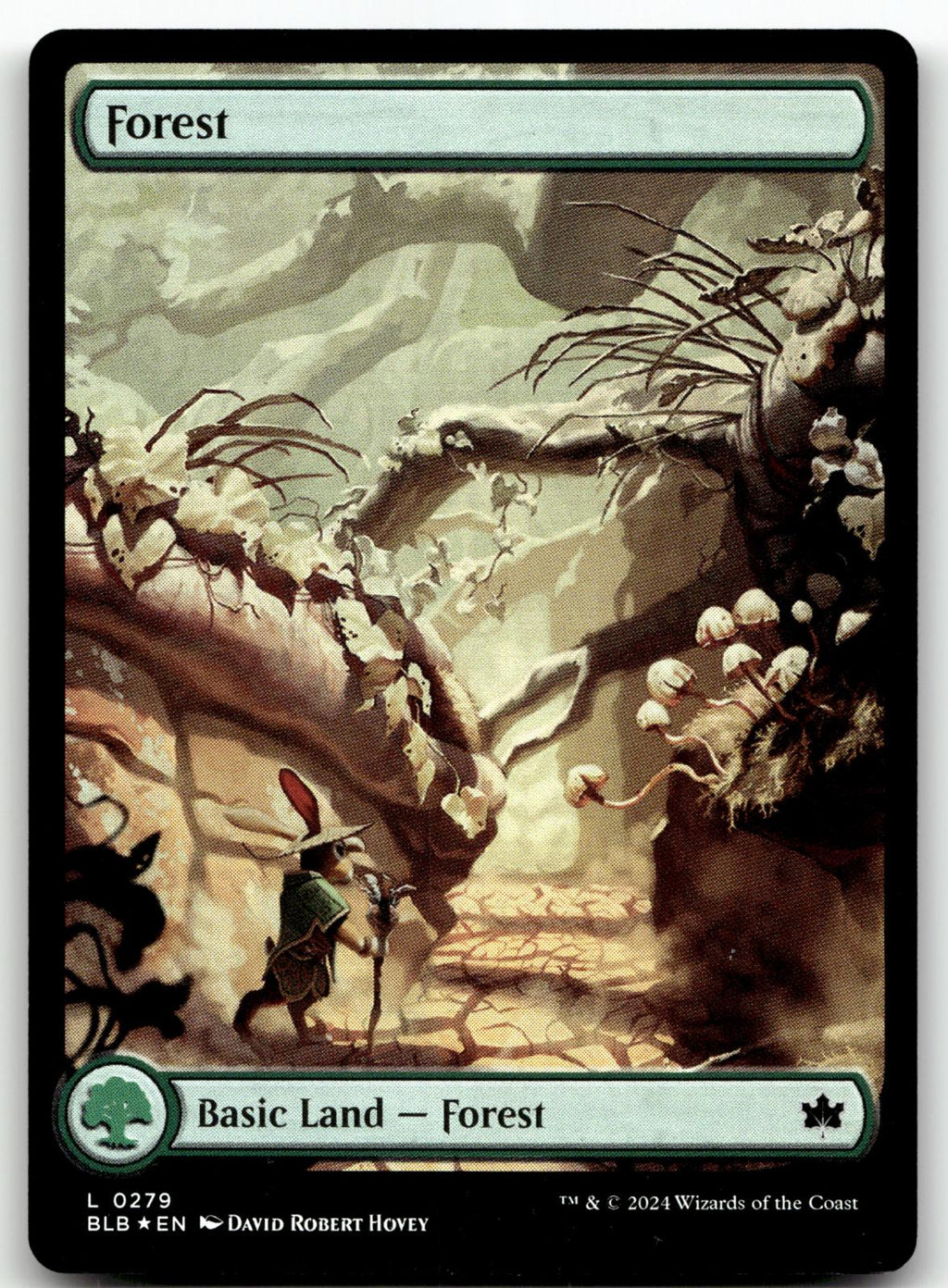 Forest (0279) 279 Land Bloomburrow Magic: The Gathering Foil Near Mint